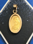 Exceedingly RARE Pamp Suisse 1 gram Gold Maria Pendant