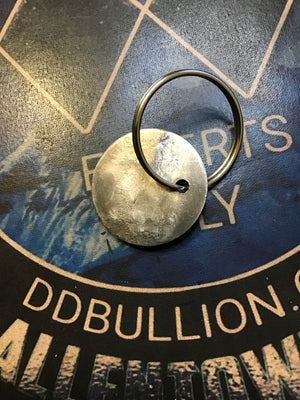 Double Diamond Bullion “Experts Only”  .999 Silver Keychain