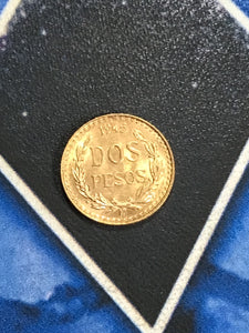1945 Mexico Gold Dos Pesos