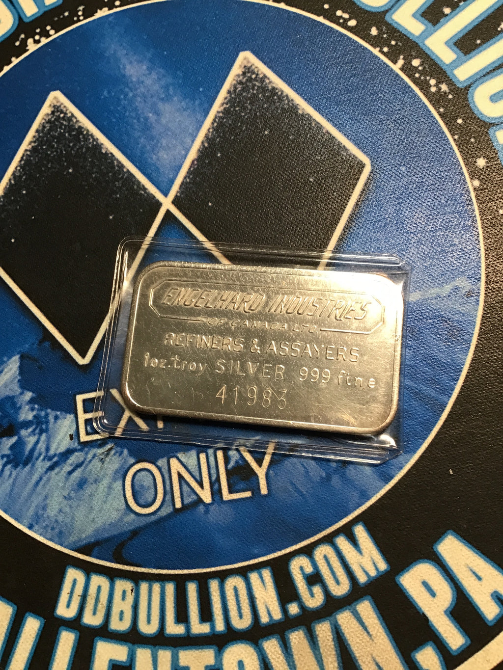 Engelhard Industries of Canada, Ltd. 1 oz. Silver Bar