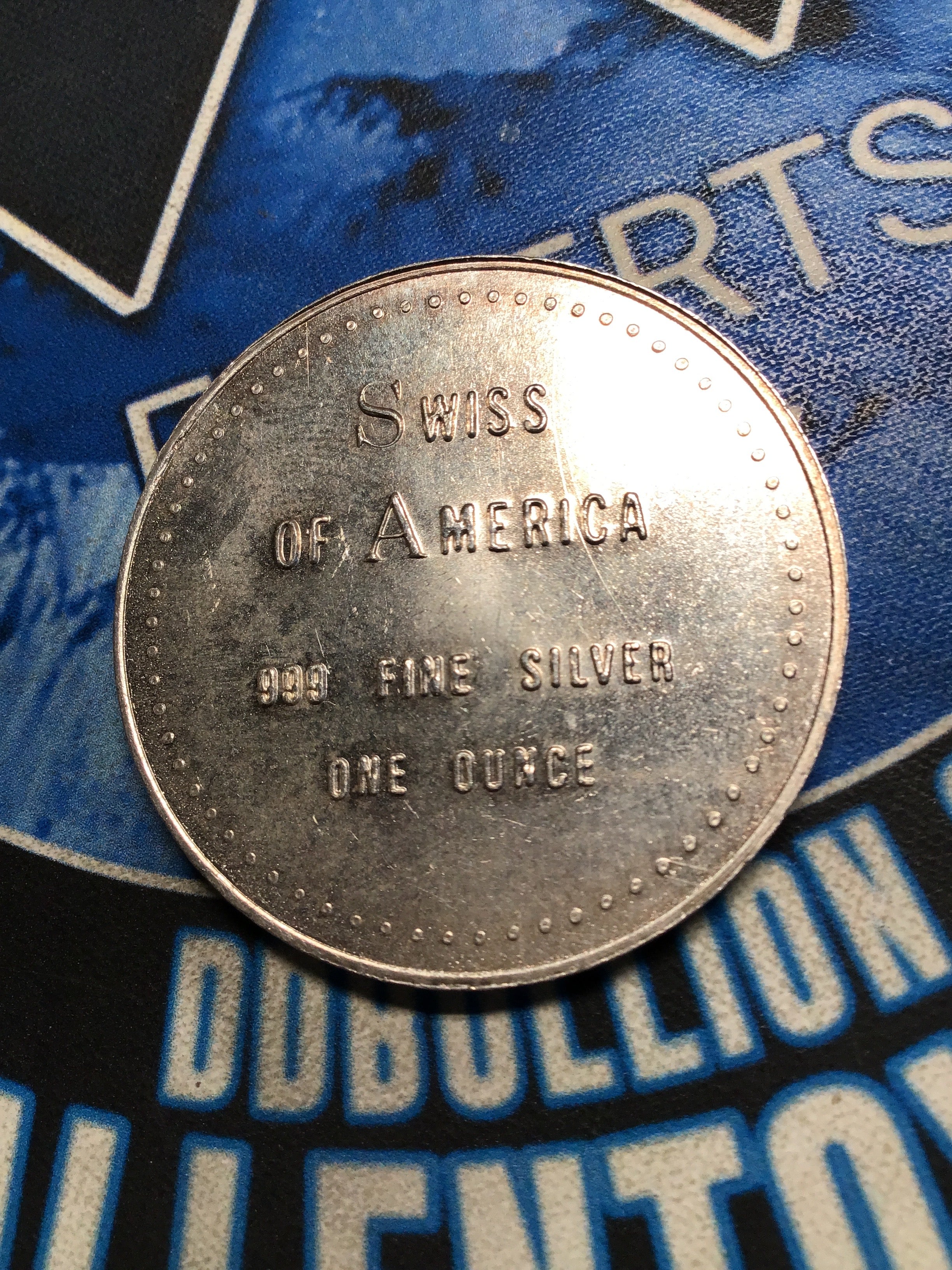Swiss of America Vintage 1 Oz. Round-1974