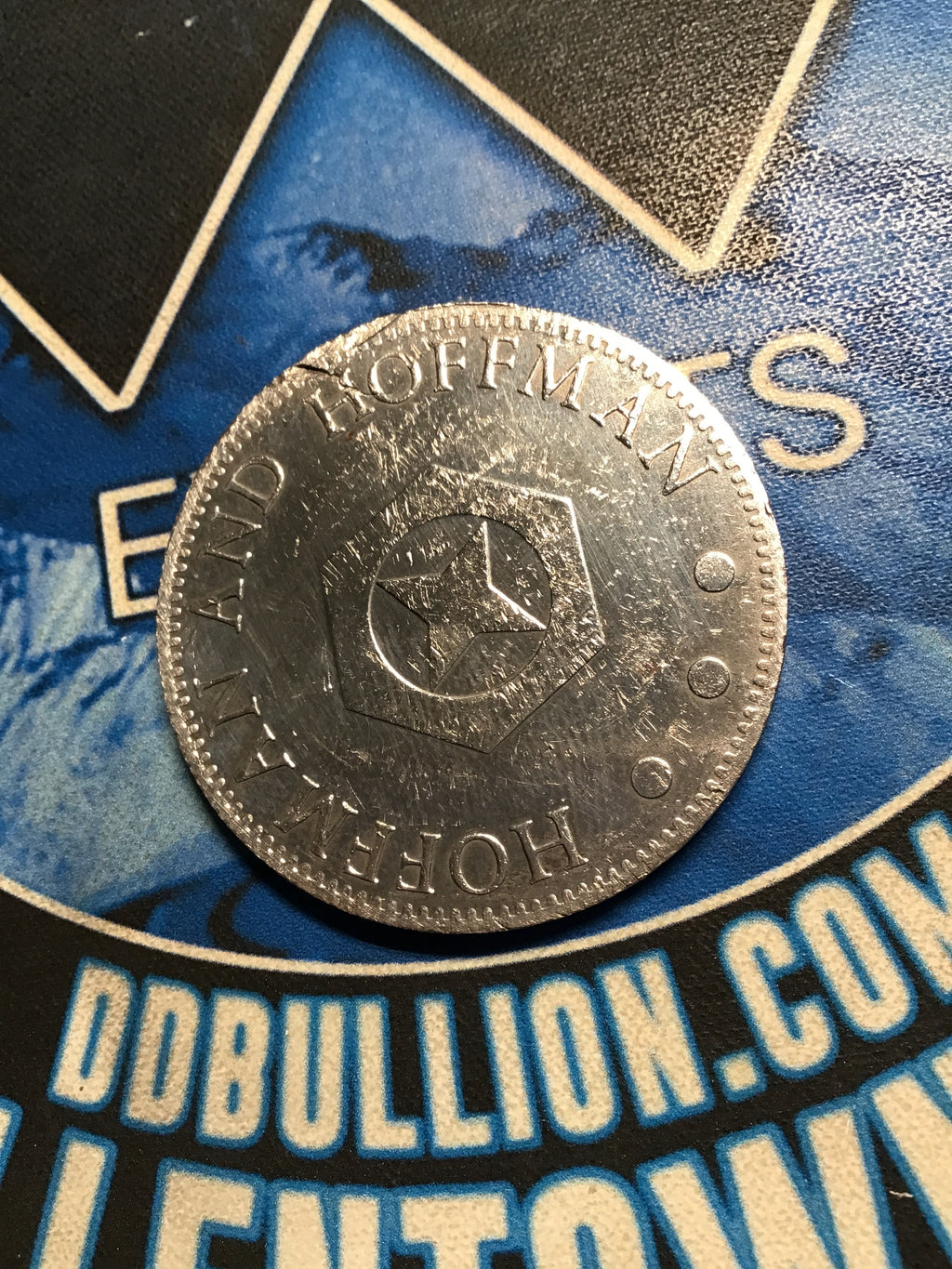 1981 Hoffman and Hoffman .999 1 oz. Silver Round-Three Dot Version