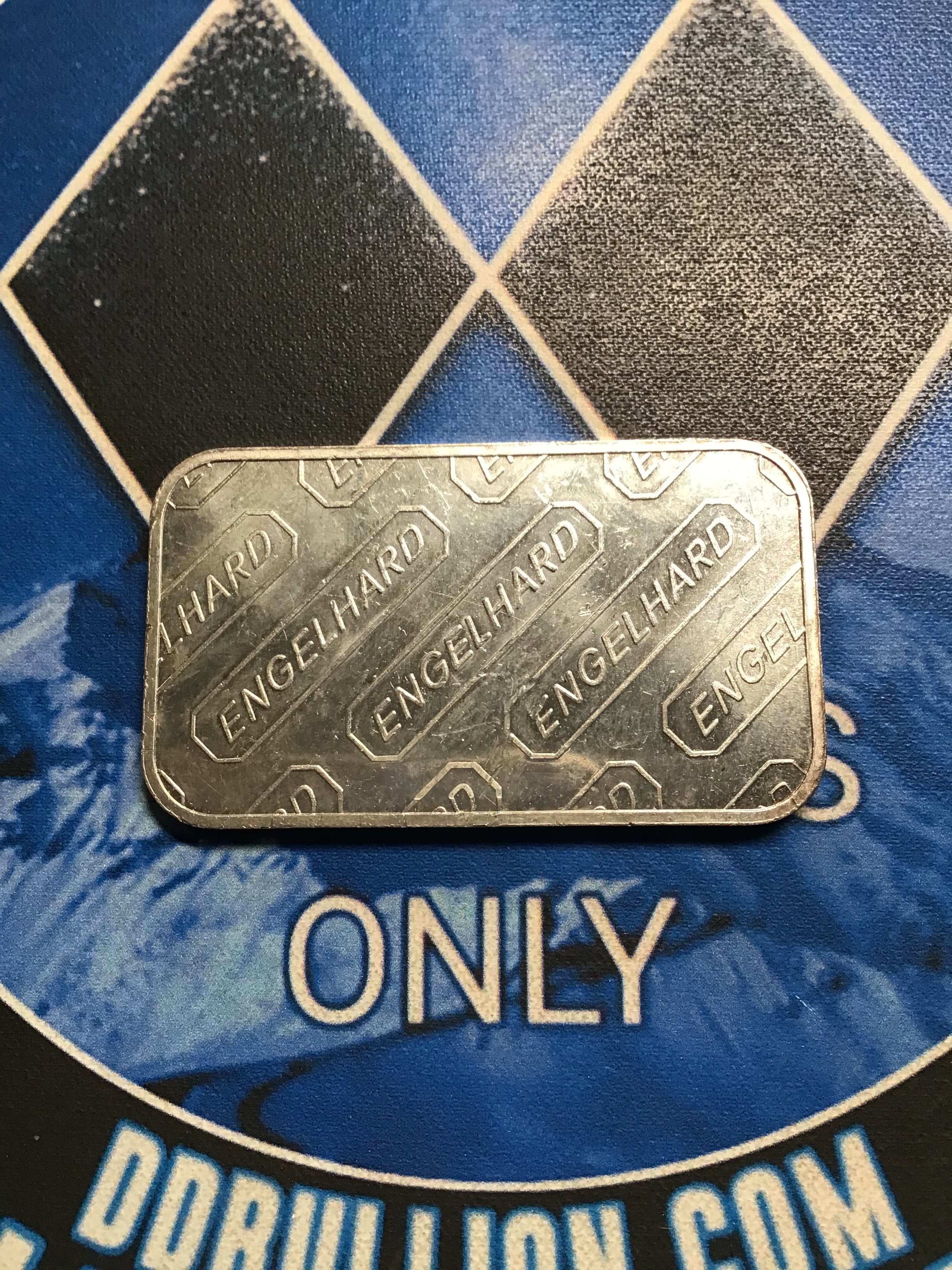 Engelhard 1 oz. Horizontal Logo 1 oz. Silver Bar