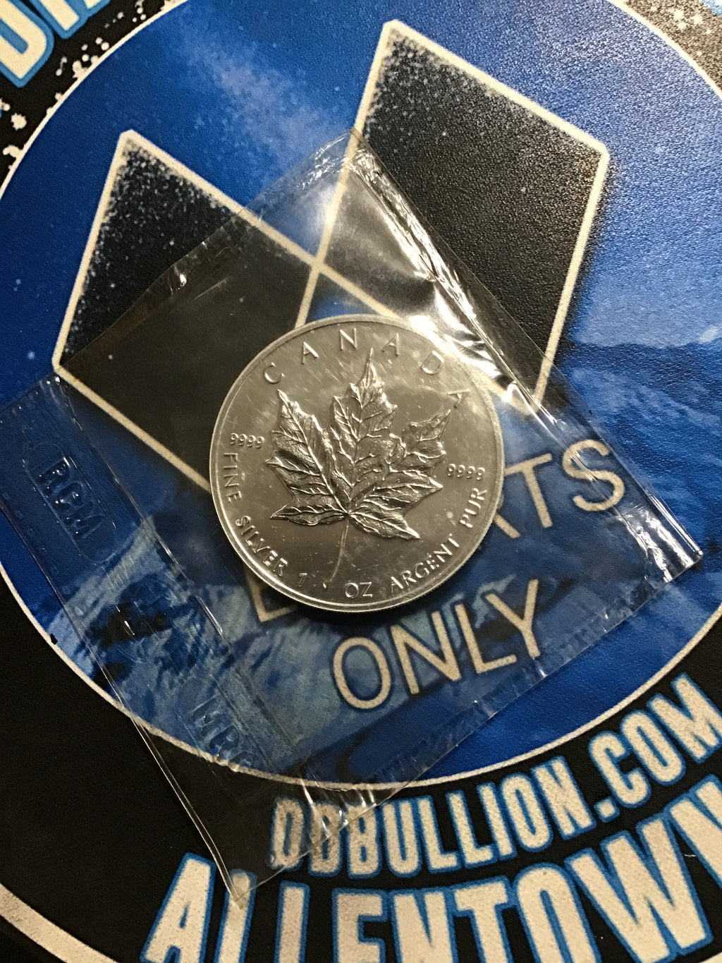 1992 Canadian Maple Leaf- Sealed RCM - .9999 Fine Silver