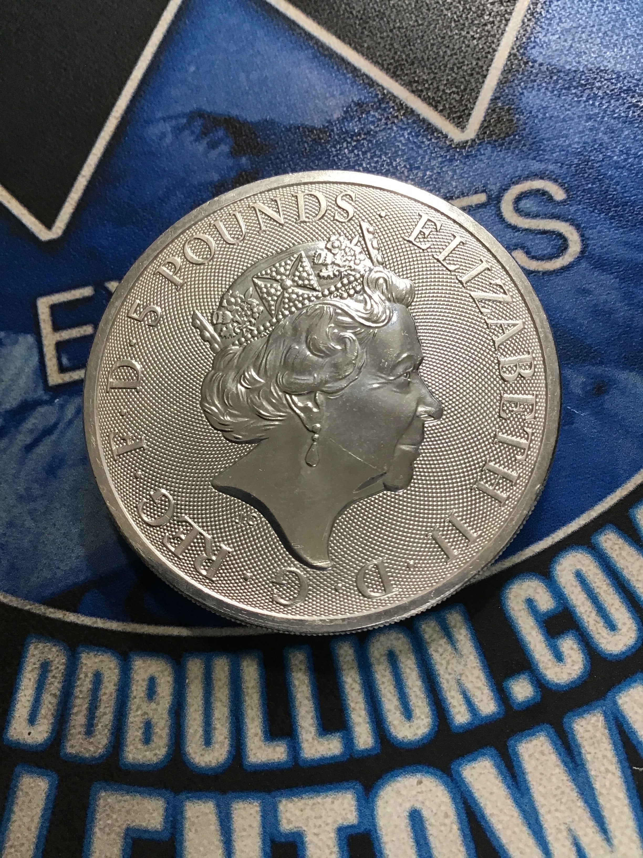 2021 Queen’s Beasts 2 oz. Silver Completer Coin