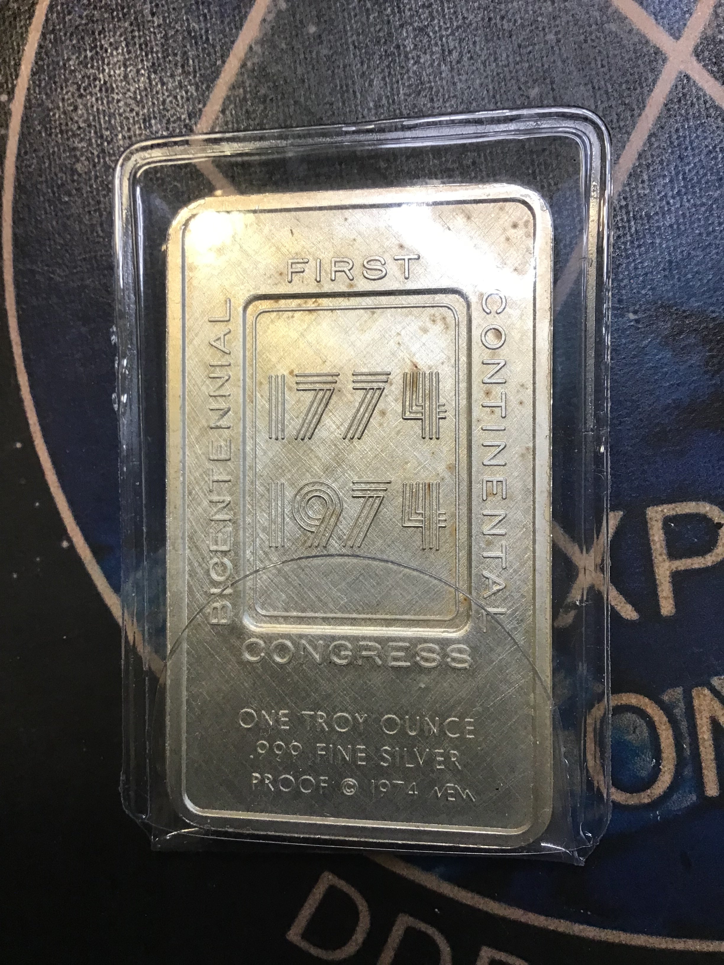Mount Everest Mint-Bicentennial of First Continental Congress 1 oz. Silver Bar-.999