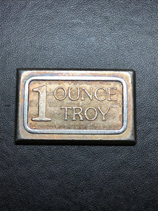 Rare USVI Large 1 Logo Silver Stacker Bar - 1 oz. pure .999 Silver