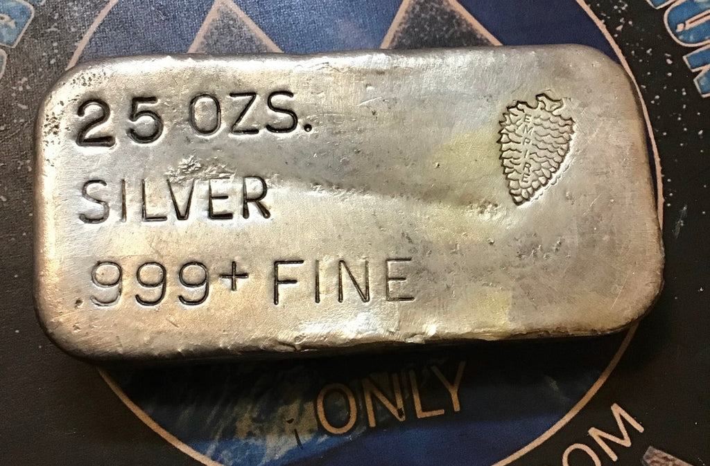 Very Rare 25 oz. Empire International .999 Silver Bar