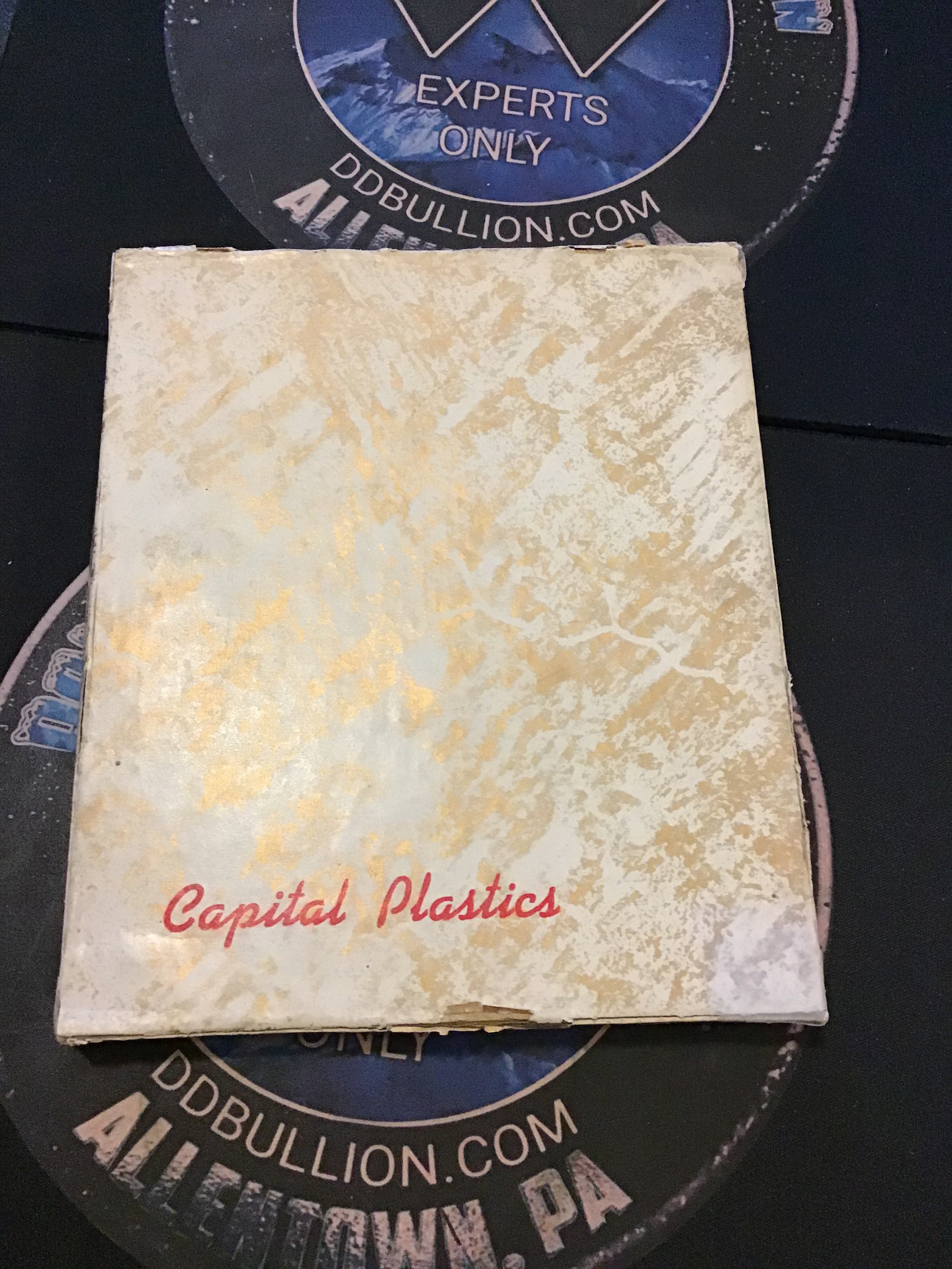Capital Plastics All Mints $2.50 Gold Acrylic Holder