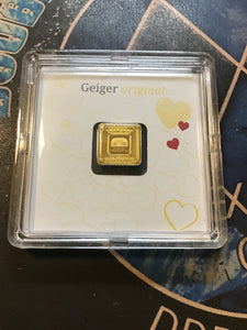 1 gram Geiger Edelmetalle Sealed Fractional Gold Assay- Love Heart