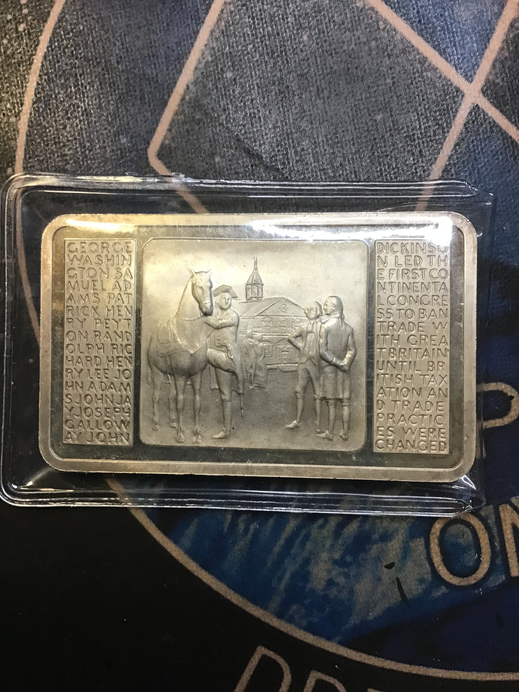 Mount Everest Mint-Bicentennial of First Continental Congress 1 oz. Silver Bar-.999