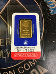 Vintage Engelhard 999.9 Fine Gold 5 Gram Assay