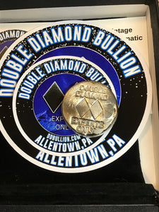 Double Diamond Bullion Hand Poured 1 oz. “Experts Only” Button