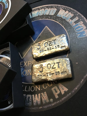 Double Diamond Bullion “Experts Only” 3 oz. Avalanche Silver Bar