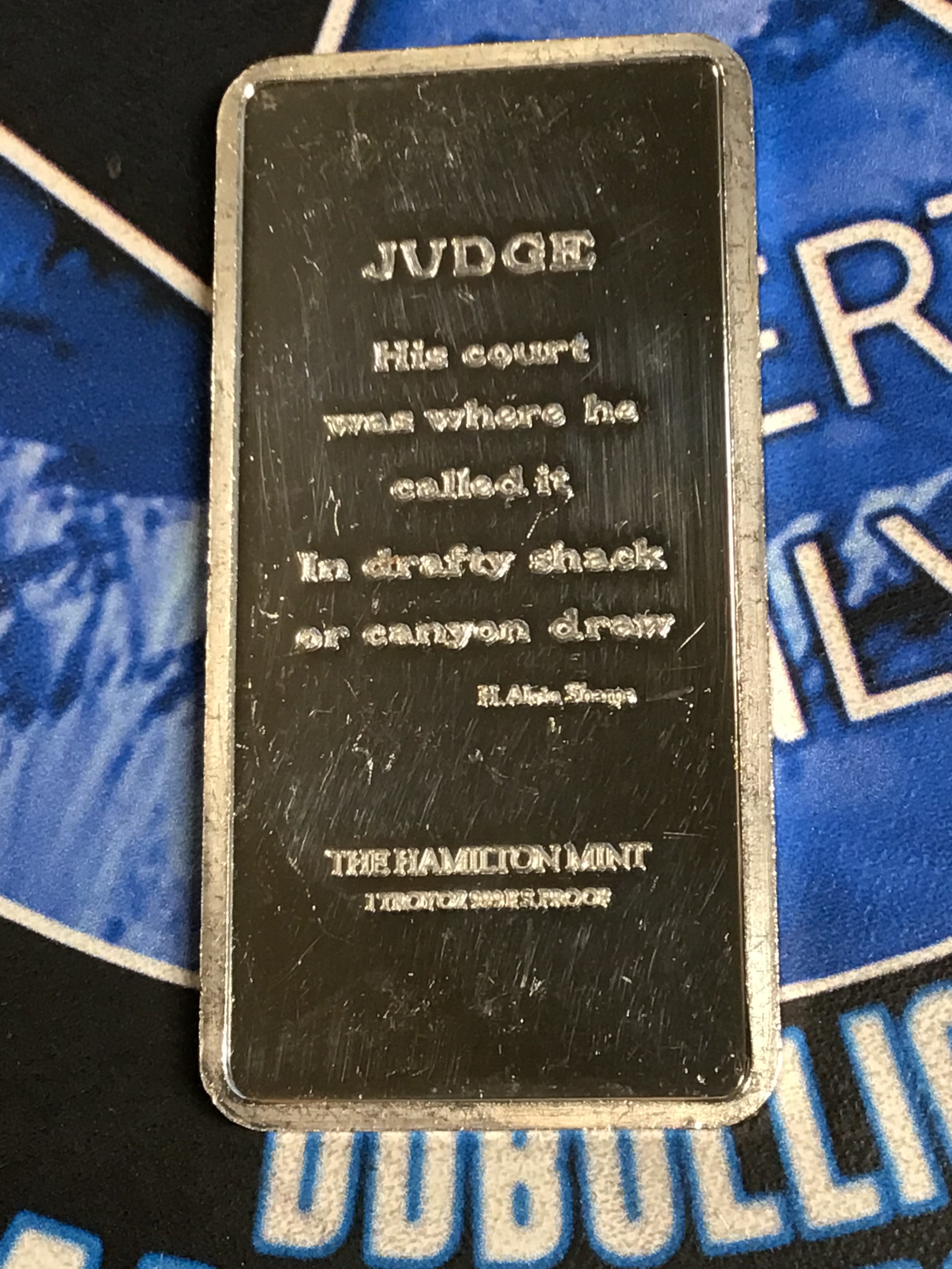 The Judge-H. Alvin Sharpe-Hamilton Mint